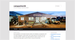 Desktop Screenshot of camppartner24-blog.de
